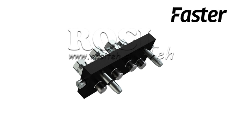 ACOPLAMIENTO MULTI-FASTER SIGMA 4VÍAS BSP 3/8 PARTE MÓVIL