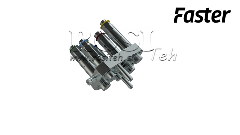 MULTI-FASTER CSATLAKOZÓ 3PLK 5IRÁNYÚ BSP 3×3/8 2×9/16 MOBIL RÉSZ