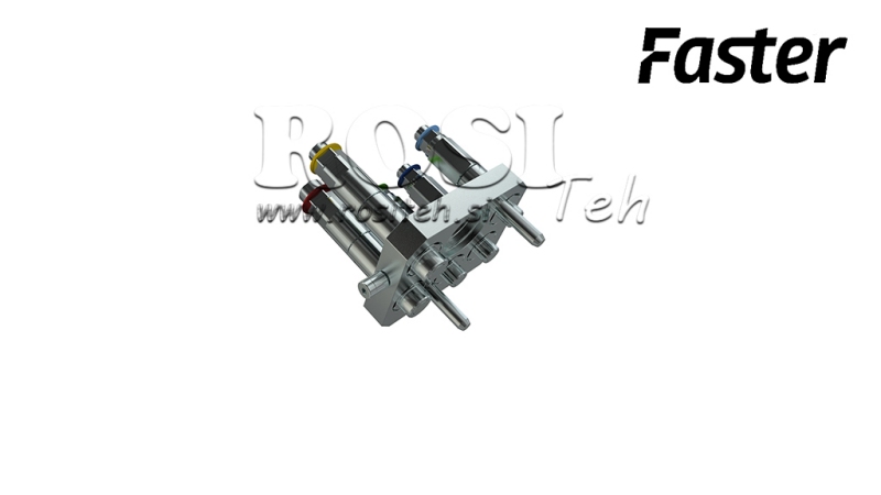 MULTI-FASTER LIITIN 3PLV 5SUUNTAINEN BSP 3×3/8 2×9/16 LIIKKUVA OSA
