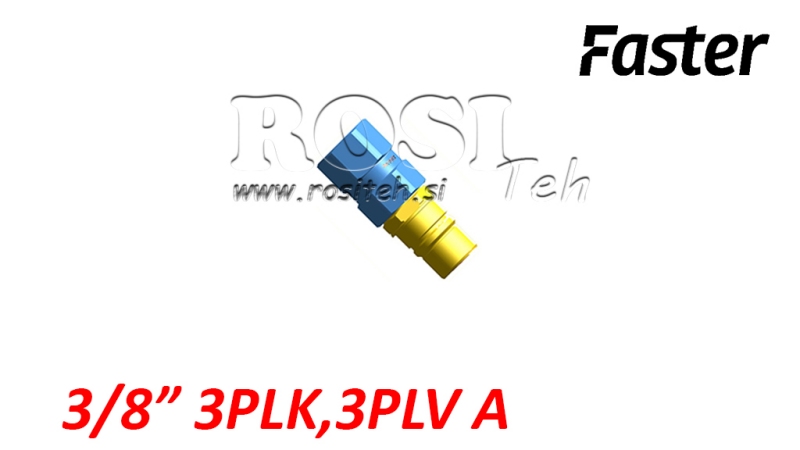 HANN HURTIGKOBLING FOR MULTI-FASTER 3/8 3PLK 3PLV A MOBIL DEL