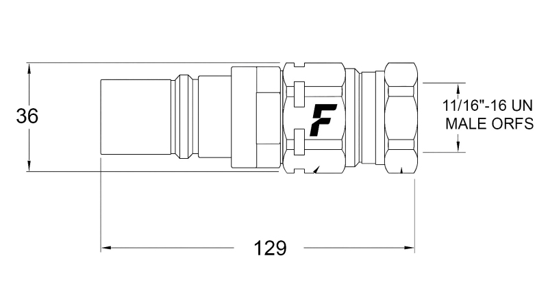 RÝCHLOUPÍNACIA SPOJKA MUŽSKÁ PRE MULTI-FASTER 3/8 3PLK 3PLV A POHYBLIVÁ ČASŤ