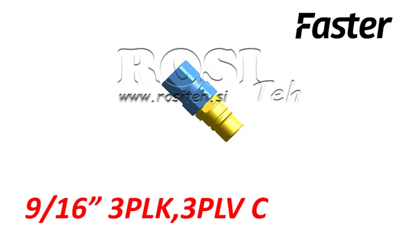 HANN HURTIGKOBLING FOR MULTI-FASTER 9/16 3PLK 3PLV C MOBIL DEL