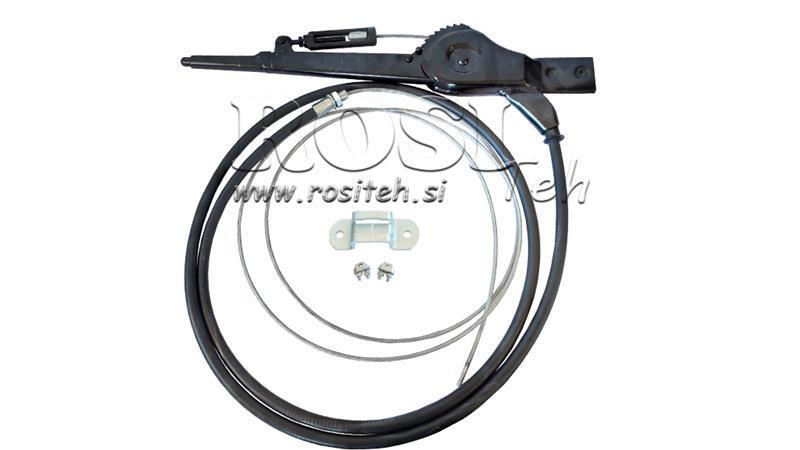 TREKKHÅNDTAK FOR TRAILER HÅNDBREMS sett MED KABEL 2.3m