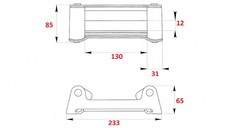 RULLENDE GUIDE TIL STÅL KABEL DWM 8000