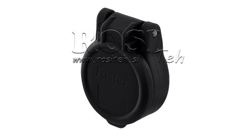 COVER PROTECTOR PRETO PVC ACOPLAMENTO RÁPIDO FEMININO PUSH PULL