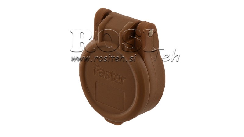 COVER PROTETOR MARROM PVC FEMEA ACOPLAMENTO RÁPIDO PUSH PULL