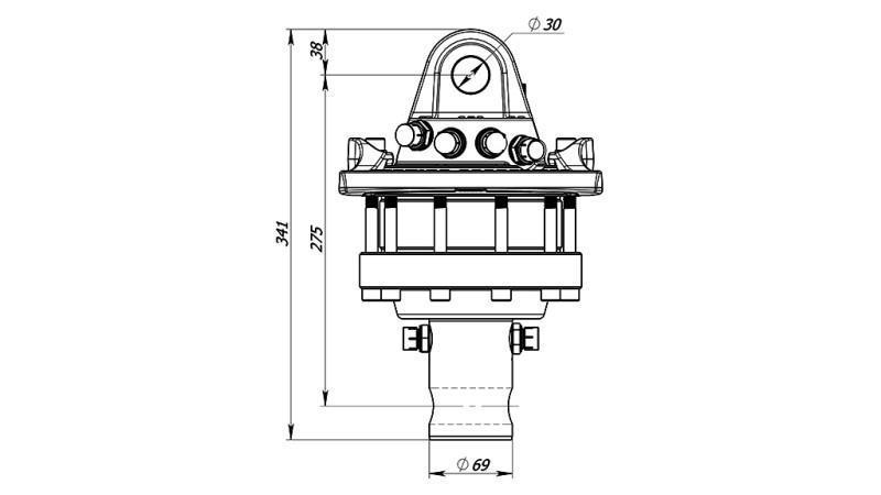HIDRAVLIČNI ROTATOR 5500/3250 KG Z OSJO