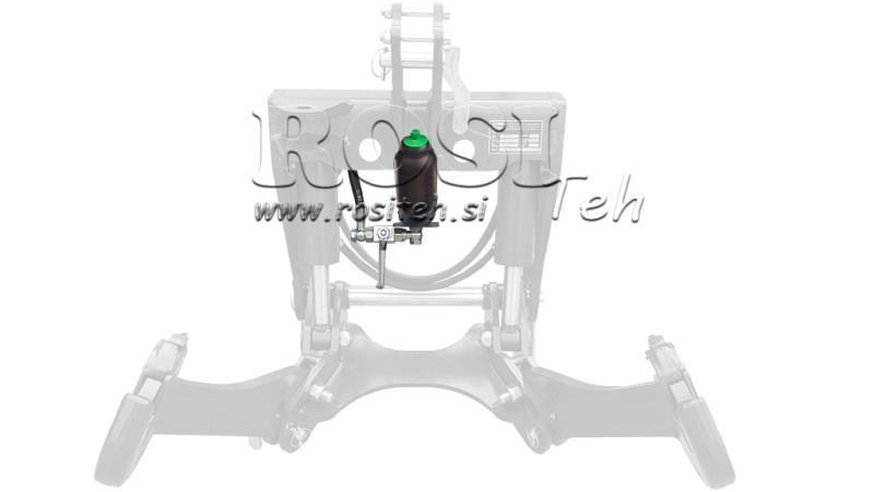 MONTERINGSSATS FOR HYDRAULISK AKKUMULATOR FOR TRAKTOR FORAN HYDRAULIKK