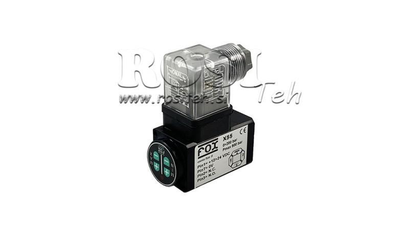 ELEKTRONISK TRYKKBRYTER X55 0-200 BAR (MAK.500BAR)