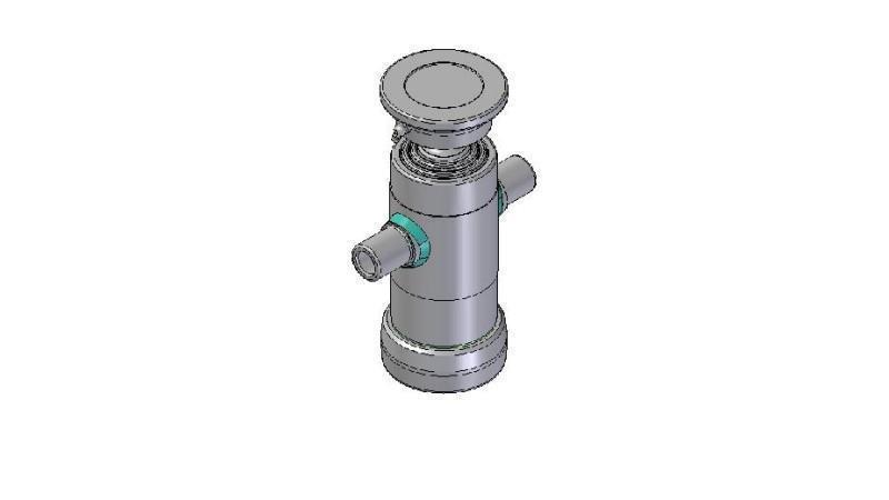 2030S -TELESCOPISK SYLINDER STANDARD/KULE 3 TRINN SLAG 410 DIAMETER 95