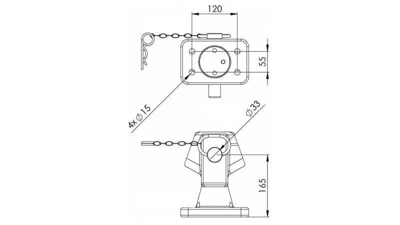 COLLEGAMENTO SEMICIRCOLARE IGM-GA276-C