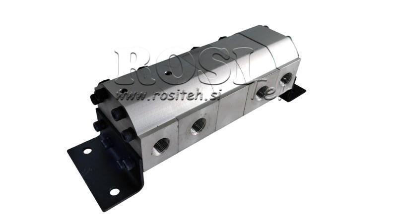 HYDRAULISK GEAR PUMPE FLOW 4/1 (6.4-13.2lit - maks.240bar) 3.1cc/SEG