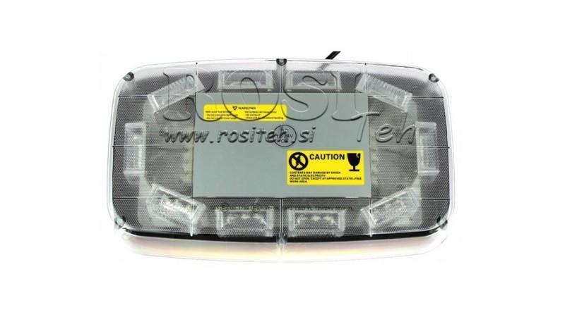LED MAGNETNA STROBOSKOBSKA ROTACIJSKA LUČ 20 LED 50W 12V-24V