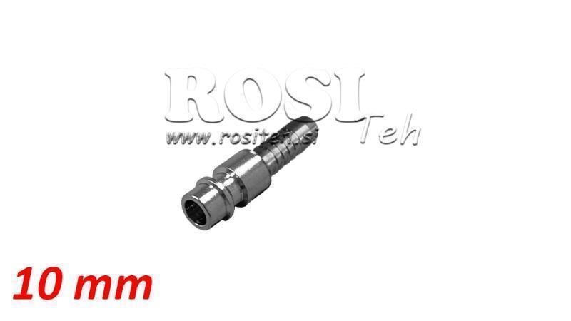 PNEUMATISK RASK KOBLING HANN GRAN 10mm - DN7.2
