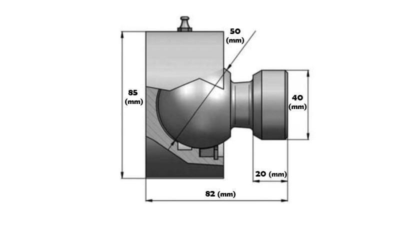 kule for sylinder fi 40