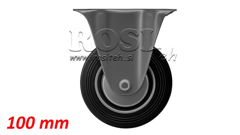 KOTAČ 100mm S FIKSNO BAZOM
