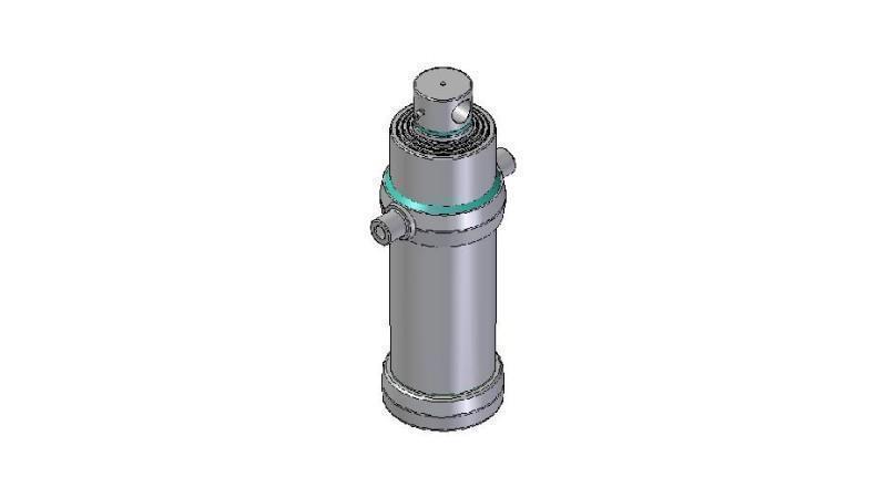 4049F -TELESCOPIC Sylinder STANDARD/HULL 4 TRIN SLAG 2510 FI 190