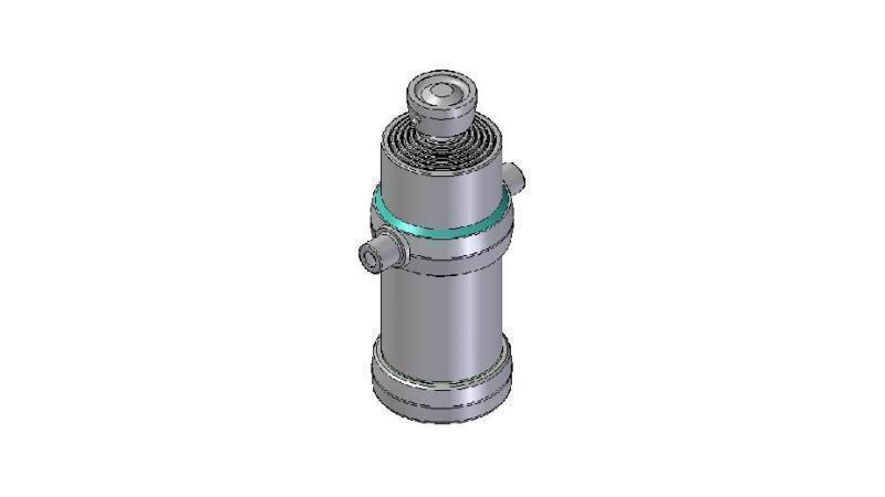 4060S -TELESCOPIC CYLINDER STANDARD/BALL 6 STUFEN HUB 2225 DURCHMESSER 190