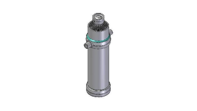4064S -TELESCOPISK Sylinder STANDARD/KULE 6 STAGER SLAG 3585 DIAMETER 190