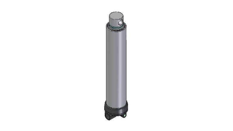 4627F -TELESCOPISK Sylinder HULL - HULL 2 GRADER SLAG 1095 FI 124