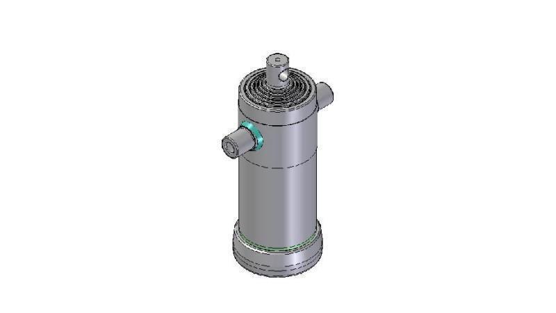 6009F - TELESCOPISK Sylinder STANDARD/HULL 6 TRINN SLAG 1780 FI 152