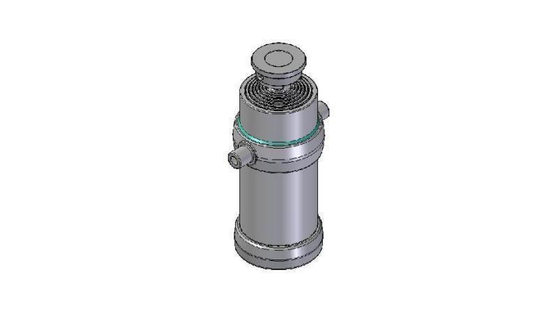 6054S -TELESCOPIC Sylinder STANDARD/KULE 6 TRINN SLAG 2475 DIAMETER 215