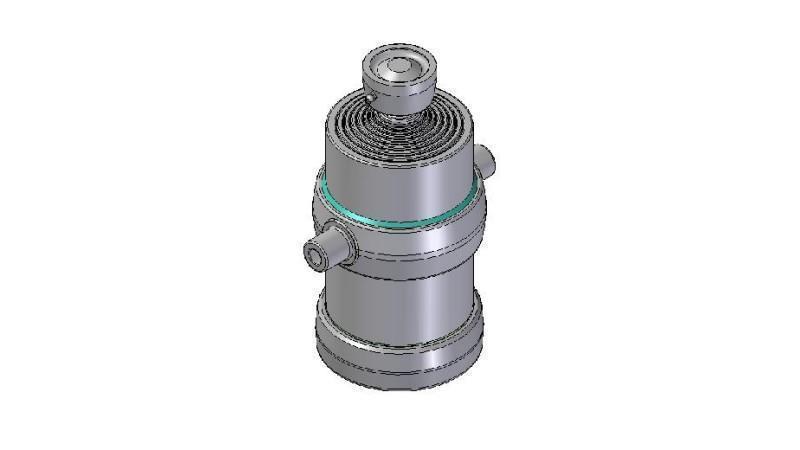 8022S -TELESCOPIC Sylinder STANDARD/KULE 8 TRINN REISE 2290 DIAMETER 215