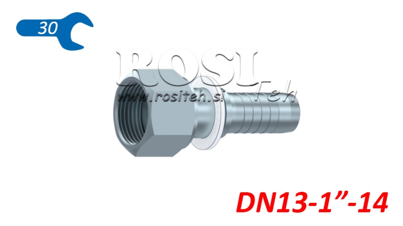 HYDRAULISCHER ANSCHLUSS DKORFS WEIBLICH DN13-1