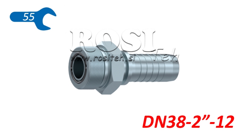 HYDRAULISCHER ANSCHLUSS AGORFS MÄNNLICH DN38-2