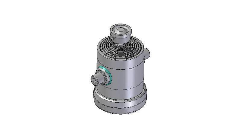 9010S -TELESCOPIC Sylinder STANDARD/KULE 9 TRINN REISE 2120 DIAMETER 240