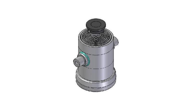 9032S -TELESCOPISK SYLINDER STANDARD/KULE 9 TRINN SLAG 2527 DIAMETER 270