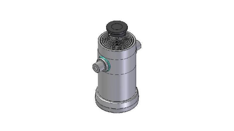 9035S -TELESCOPIC Sylinder STANDARD/KULE 9 TRINN SLAG 3607 DIAMETER 270