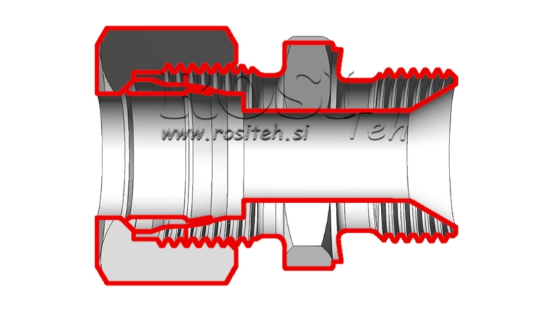 HIDRAVLIČNI DVOVIJAČNIK Z MATICO AL28-BSP1