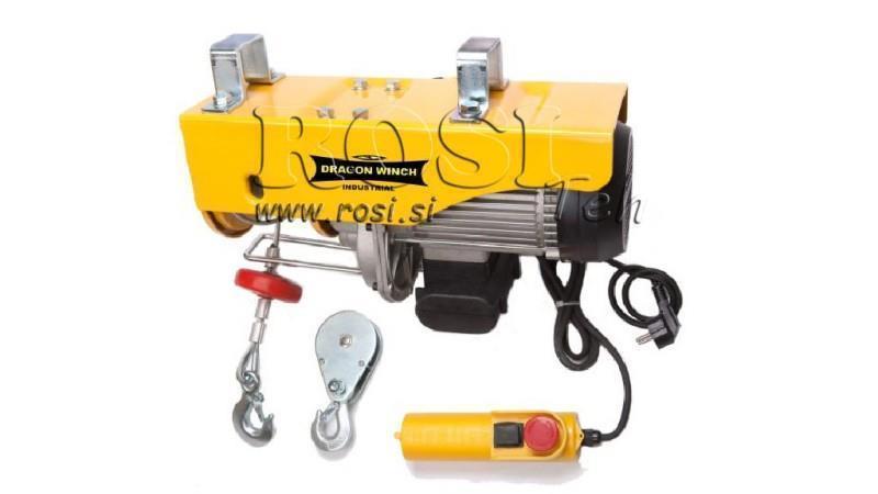 230 V ELEKTROMOS KÖTŐDŐ DWI 400/800 kg