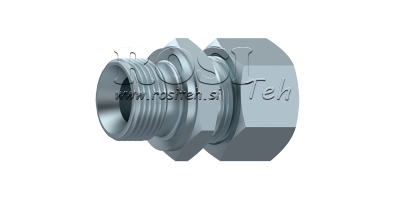 HYDRAULISK DUBBEL-VERKENDE SYLINDER MED MUTTER AL6-BSP1/4