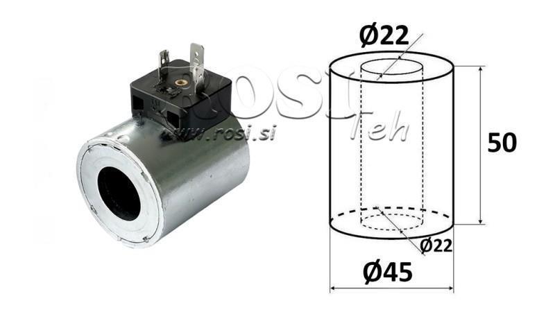 ELEKTRO MAGNETNA TULJAVA 48V DC - DS3 - fi 22mm-50mm 29,5W