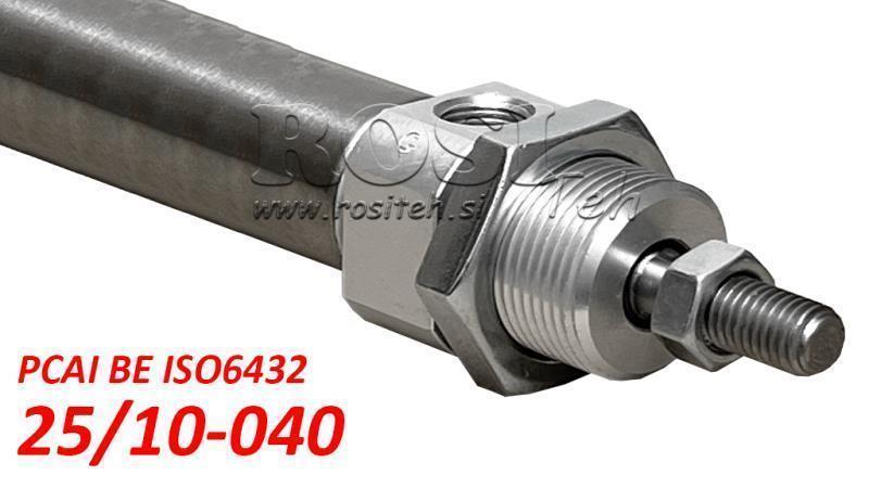 PNEUMATISK SYLINDER PCAI 25/10-040 BE ISO6432