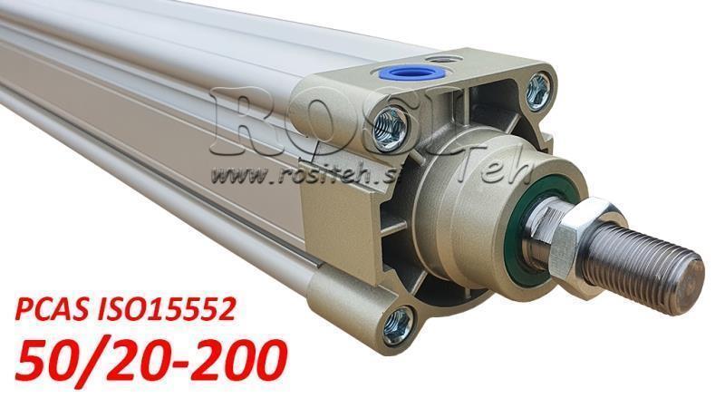 PNEUMATISK SYLINDER PCAS 50/20-200 BE ISO15552