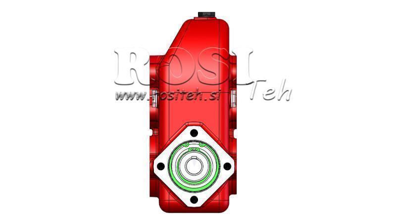 GIRKASSE - GIRKASSE RT210 FOR HYDRAULISK MOTOR MP/MR/MS FORHOLD 16.4:1