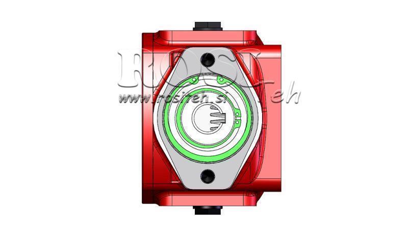 GIRKASSE - GIRKASSE RT45 FOR HYDRAULISK MOTOR MP/MR FORHOLD 1.9:1