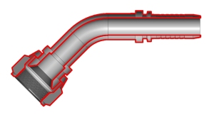 JIC74°-WEIBLICHER-45°-BÖGEN