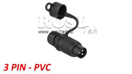 3-PIN PLUG PVC