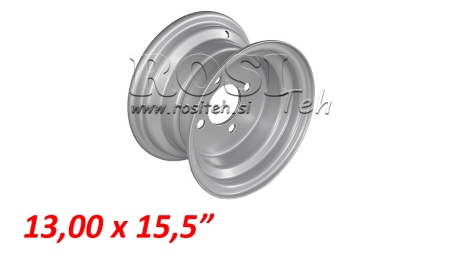 13,00X15,5 - ET0 FELGA JANTSA 6 VIJKA