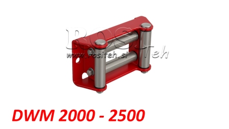 VÁLEC PRO OCELOVÝ KABEL DWM 2000-2500