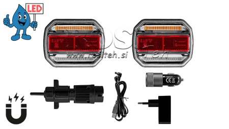 KIT DE LUCES MAGNÉTICAS LED - CANBUS INALÁMBRICO 12/24V