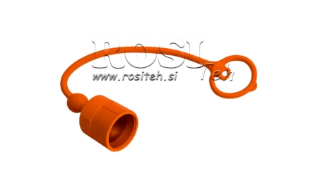 CUBIERTA DE GOMA PROTECTORA NARANJA - ACOPLAMIENTOS RÁPIDOS MACHO