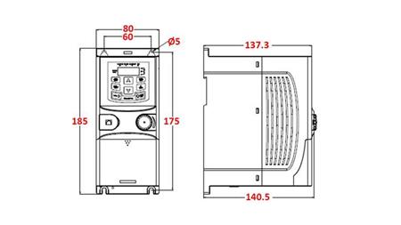 FREKVENCIJSKI KONVERTER-INVERTER 3Faza 1.5kW GD20-1R5G-4-EU
