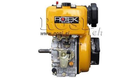 dieselmotor 418cc-7.83kW-10.65HK-3,600 RPM-E-KW25x88-elektrisk start