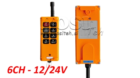 RÁDIÓ IRÁNYTÚ 6CH - 12/24V