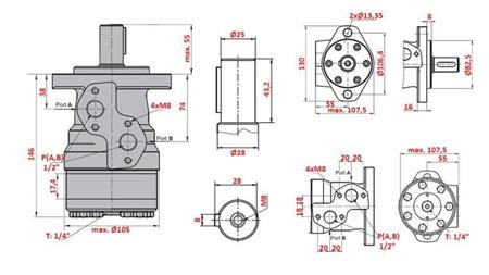 HIDROMOTOR MR 100
